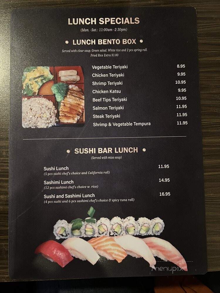 Sapporo Japanese Sushi Restaurant - Wichita, KS menu_pic
