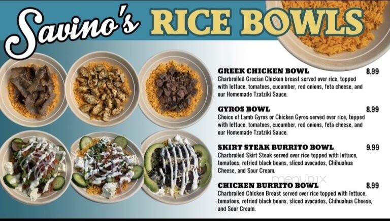 Savino's Beef & Gyros - Plainfield, IL menu_pic