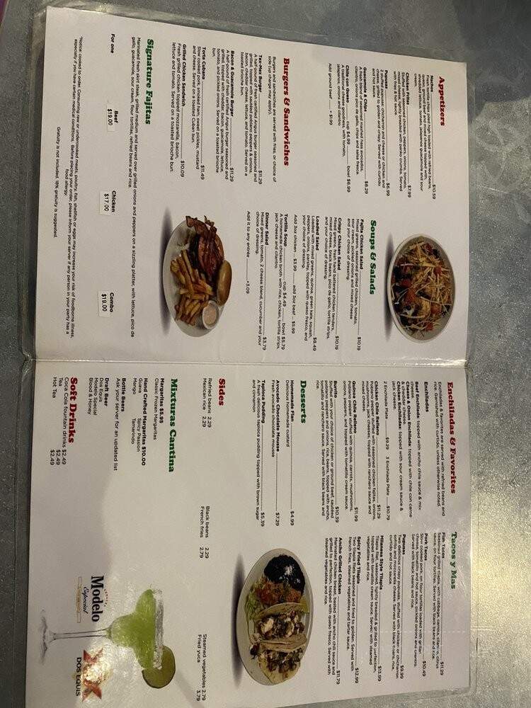 Sazon Tex-Mex - Dallas, TX menu_pic