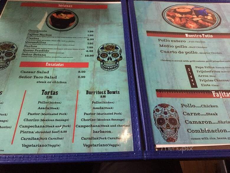 Senor Pollo - Arlington Heights, IL menu_pic