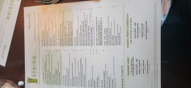 Seasons 52 - Raleigh, NC menu_pic