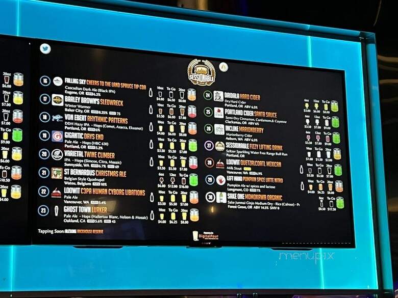 Sessionable - Portland, OR menu_pic
