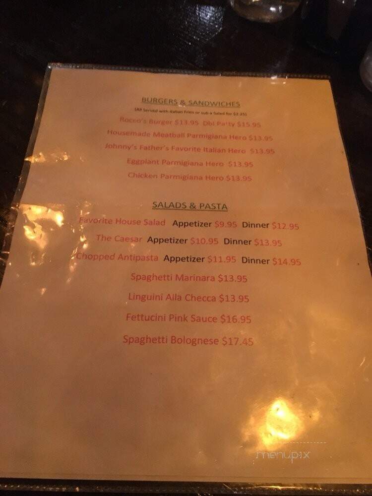 Seventy7 West - Los Angeles, CA menu_pic