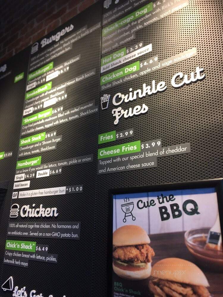 Shake Shack - Washington, DC menu_pic