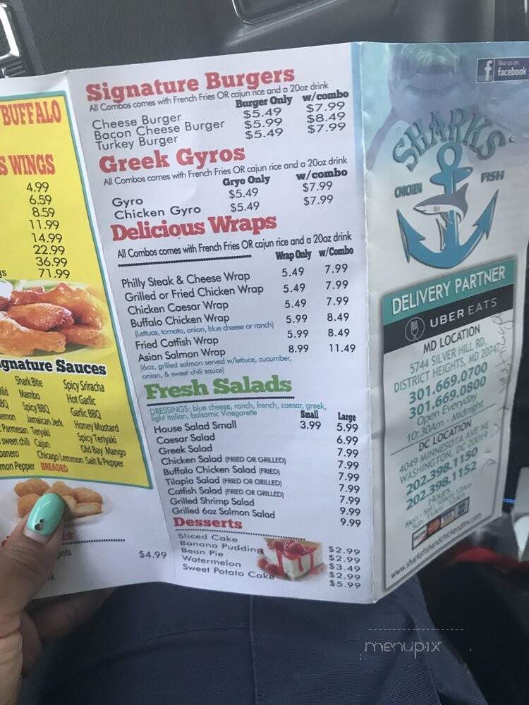 Shark's Fish And Chicken - District Heights, MD