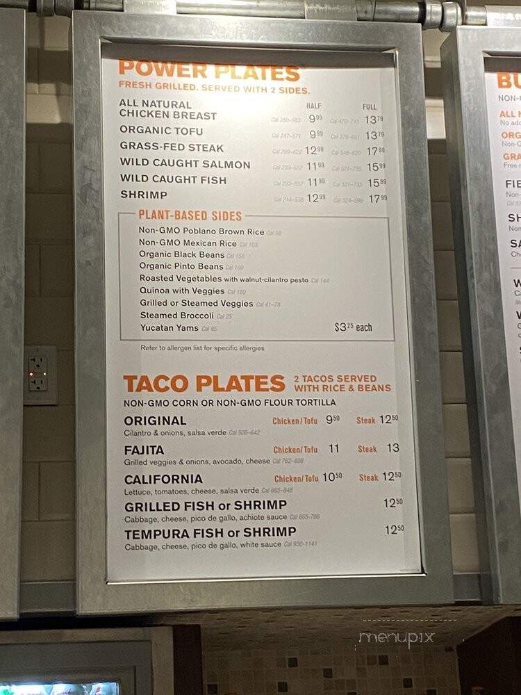 Sharky's Woodfired Mexican Grill - Marina del Rey, CA menu_pic