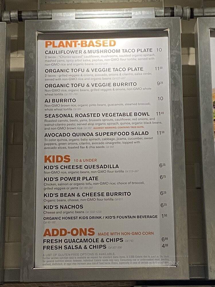 Sharky's Woodfired Mexican Grill - Marina del Rey, CA menu_pic