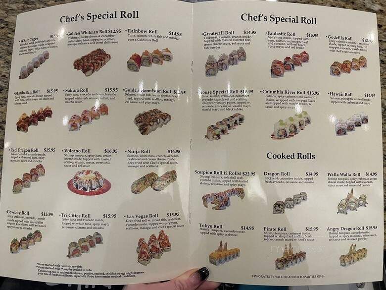Shiki Hibachi Sushi - Hermiston, OR menu_pic