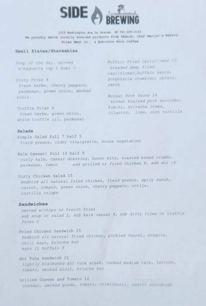 Side A Brewing - La Grande, OR