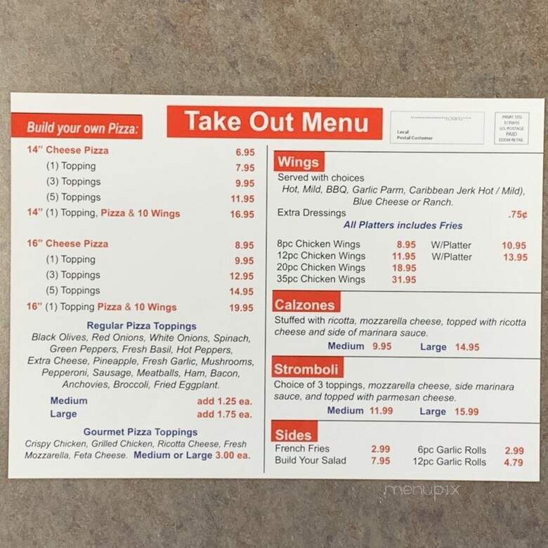 Signature Pizza N Subs - Tamarac, FL menu_pic
