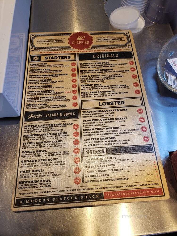 Slapfish - Albuquerque, NM menu_pic