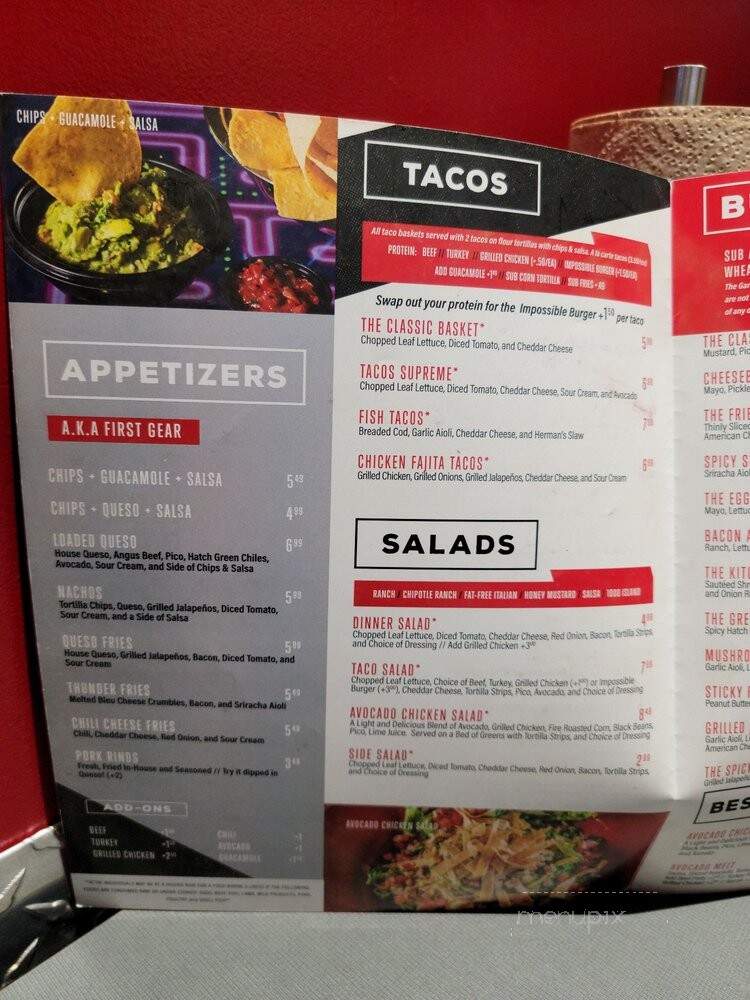 Smitty's Garage Burgers and Beer - Omaha, NE menu_pic