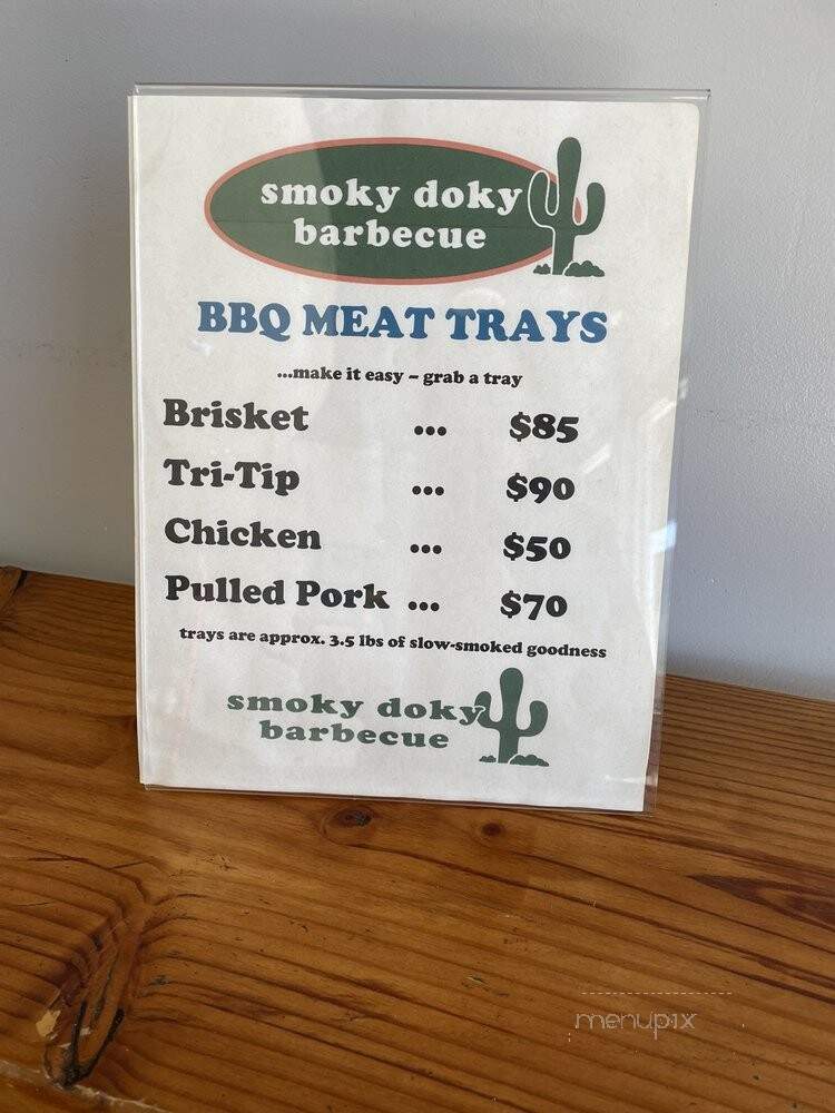 Smoky Doky Barbecue - Wilmington, CA menu_pic