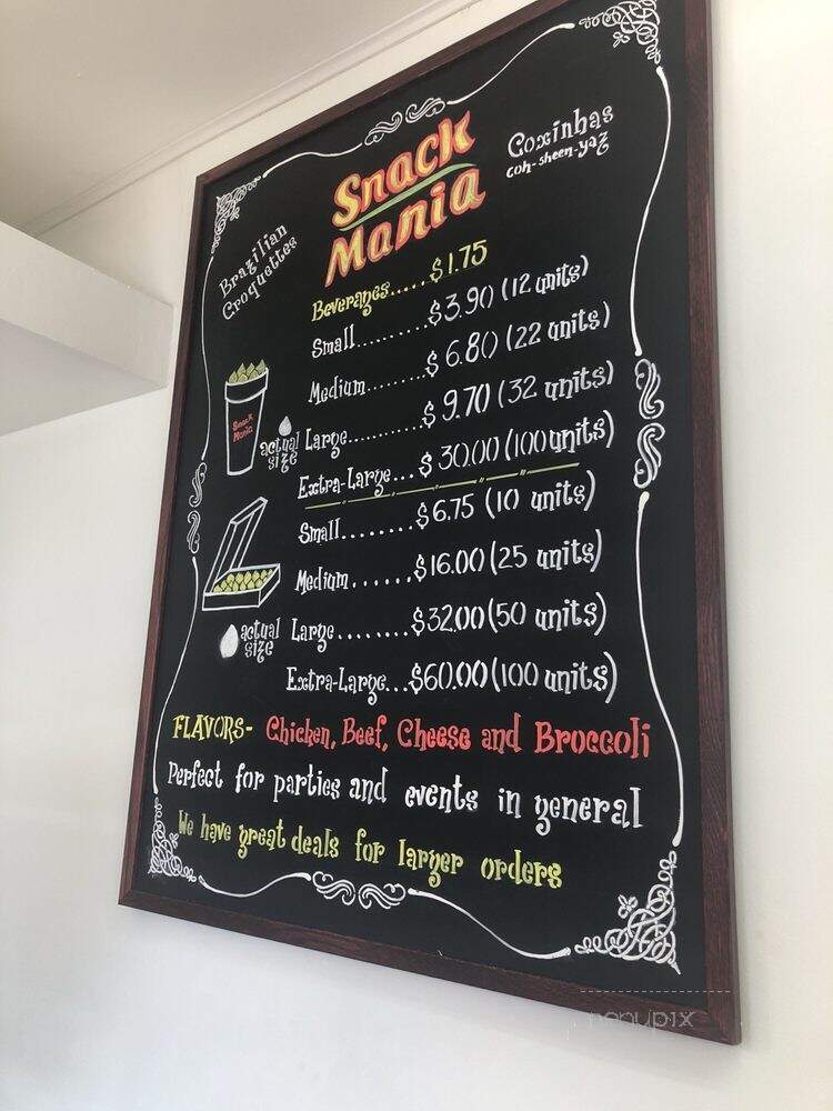Snack Mania Brazilian Delights - Elizabeth, NJ menu_pic