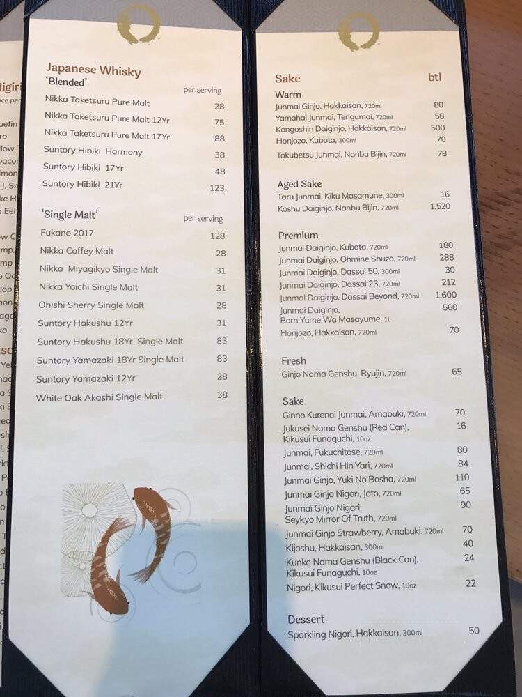 Sora - Los Angeles, CA menu_pic