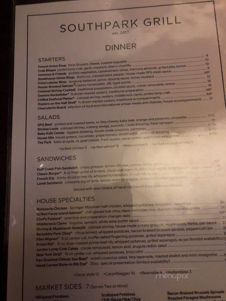 South Park Grill - Charlotte, NC