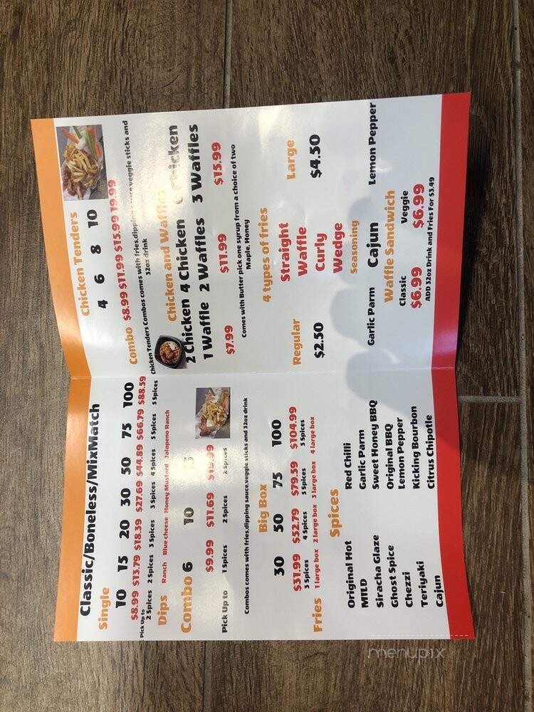 Spice Wing - Dawsonville, GA menu_pic
