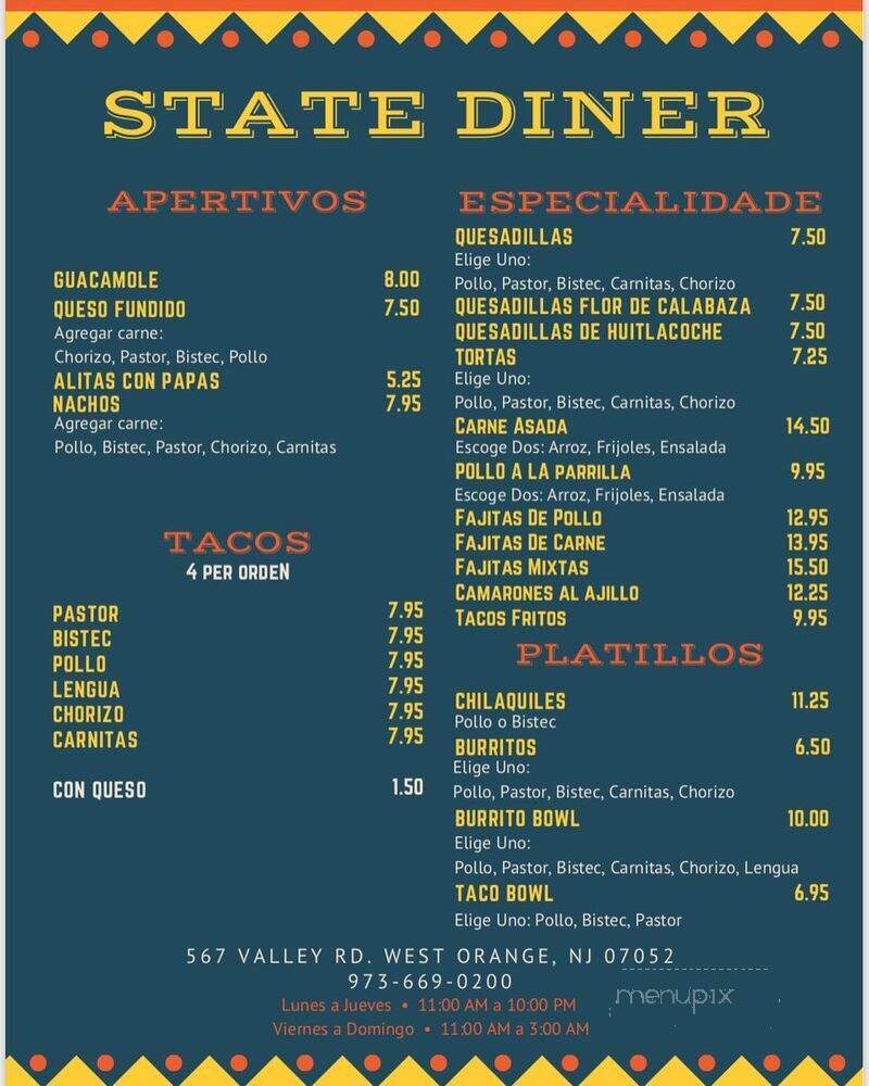 State Diner - West Orange, NJ