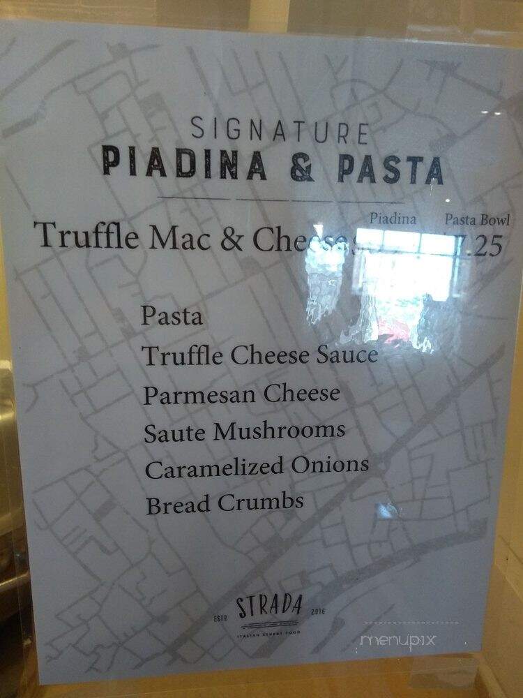 Strada - Madison, WI menu_pic