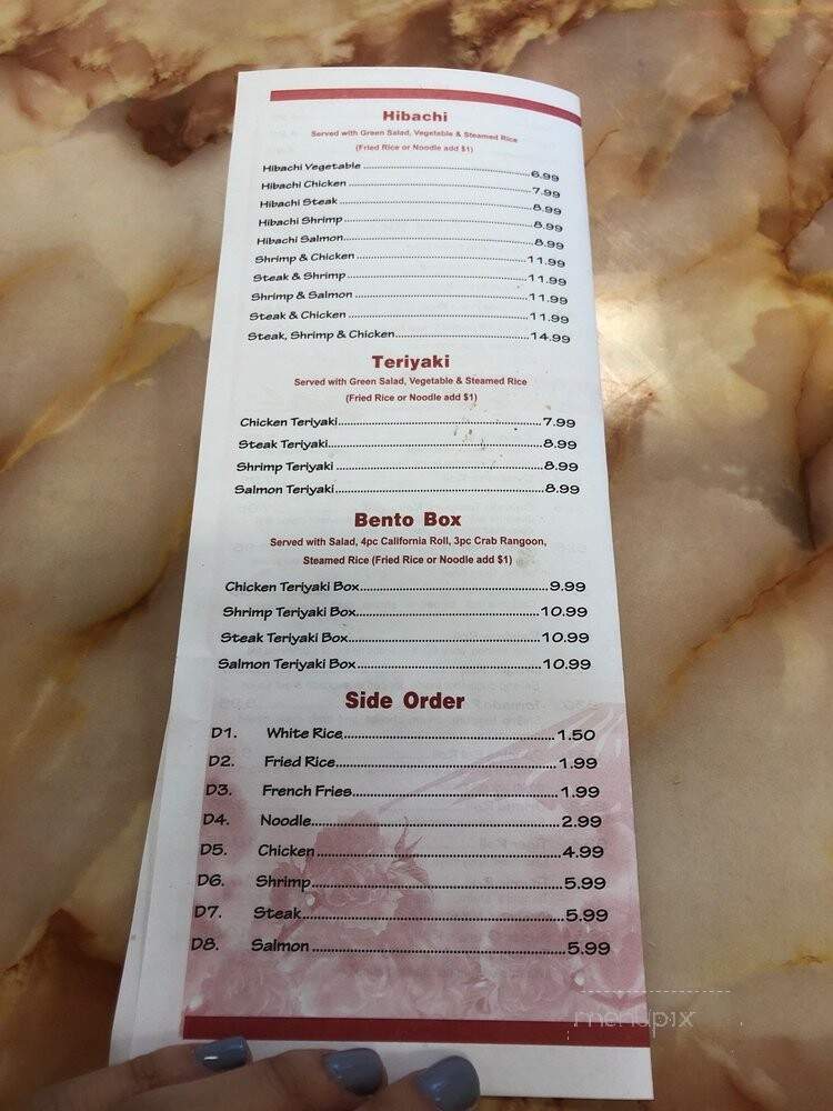 Sumo Teppanyaki Express - Haines City, FL menu_pic