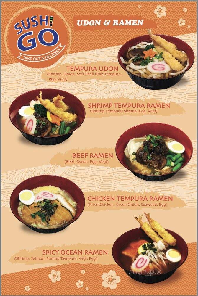 Sushi Go - Plano, TX menu_pic