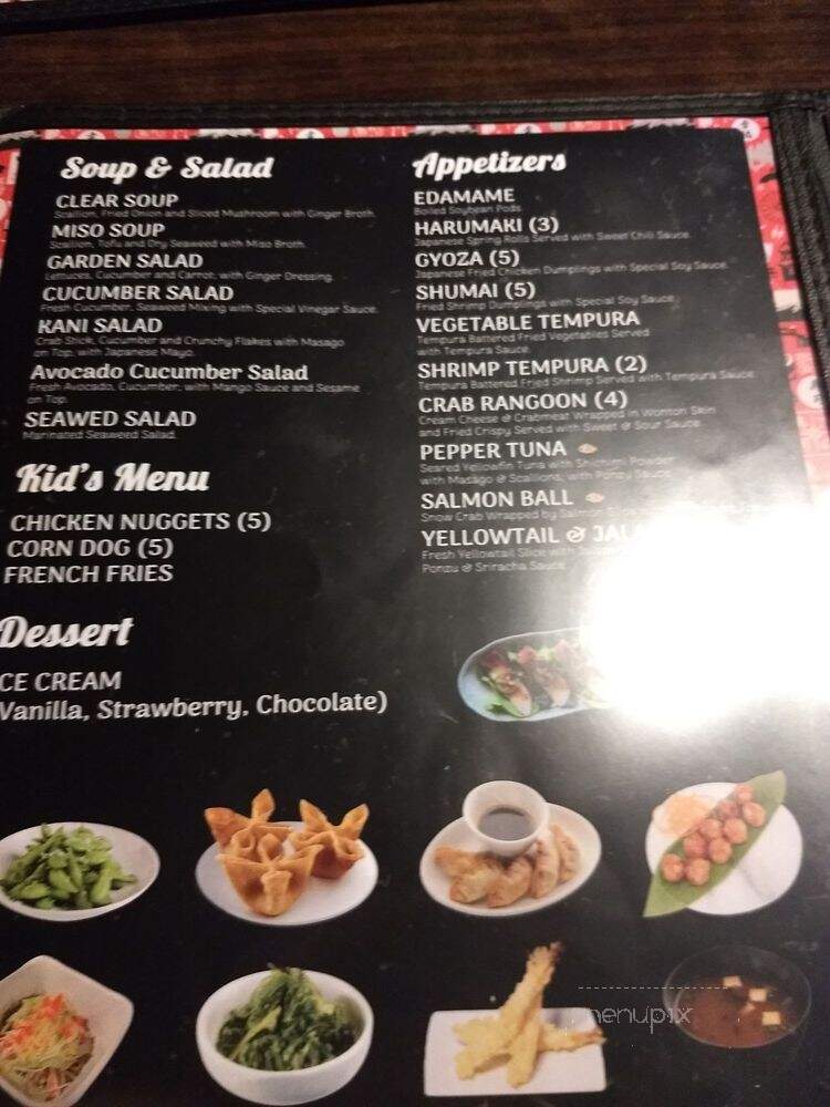 Sushi Lover - Green Bay, WI menu_pic