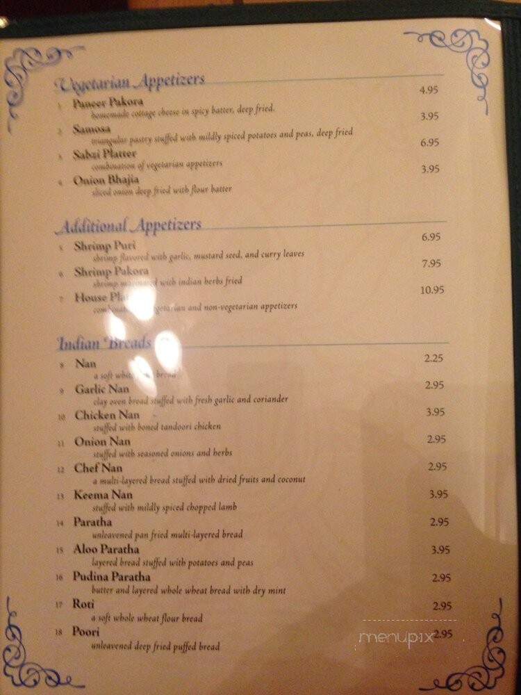 Swad Tandoori - New London, CT menu_pic