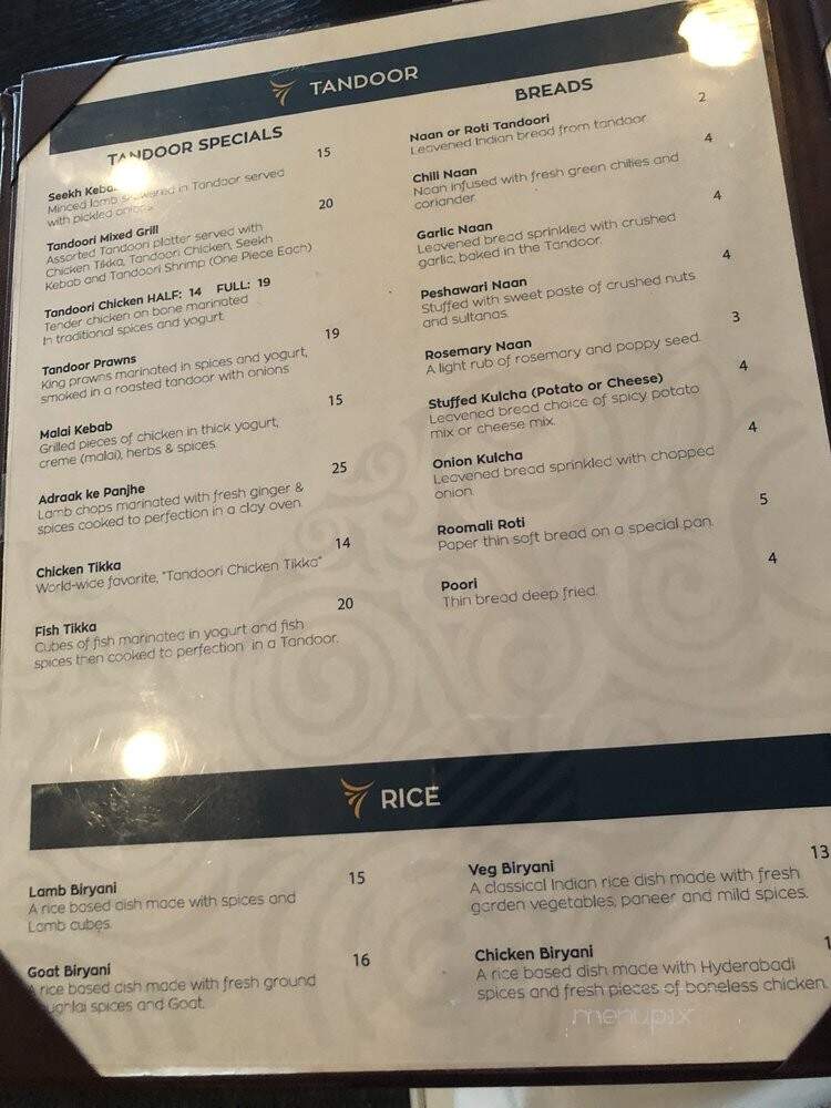 Swagat Indian Cuisine - Morrisville, NC menu_pic