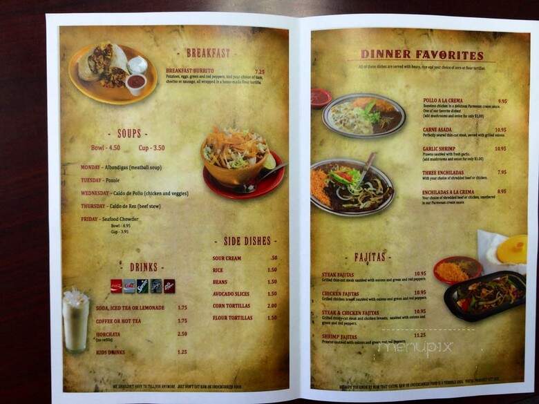 Taco Shack - Selah, WA menu_pic