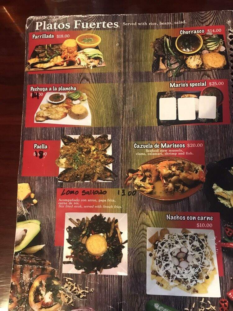Tacos Mario's - Peekskill, NY menu_pic