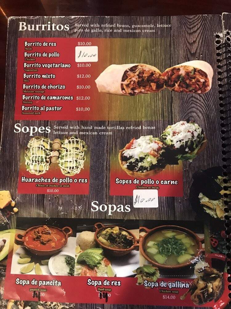Tacos Mario's - Peekskill, NY menu_pic