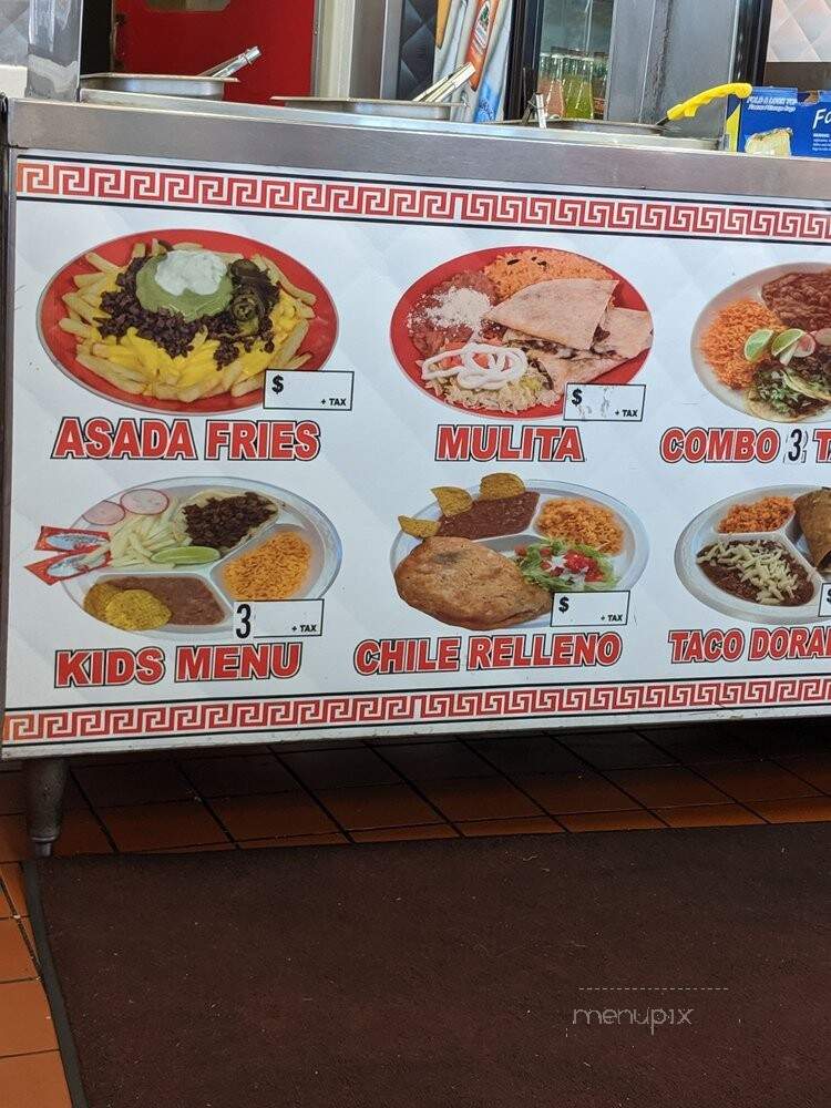 Tacos Mexico - Van Nuys, CA menu_pic