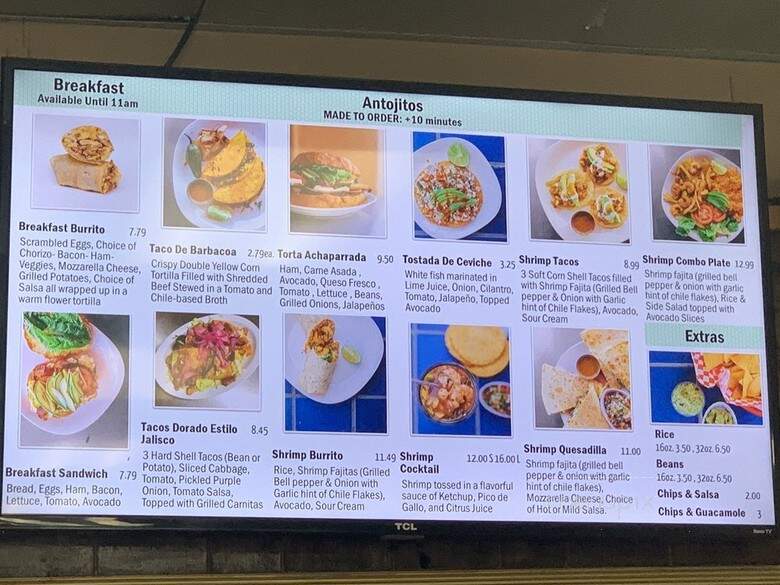Tacos Poncitlan - Altadena, CA menu_pic