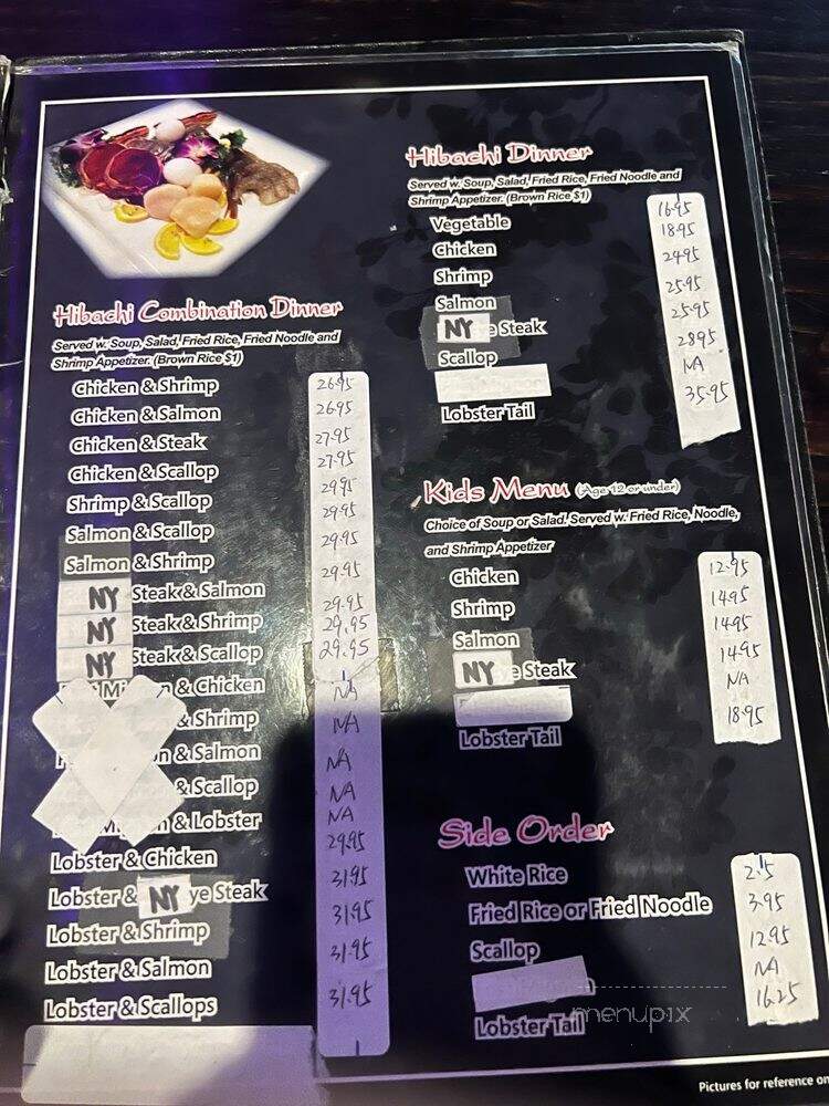 Taisho Bistro - Henrietta, NY menu_pic