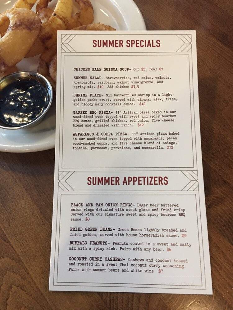 Tapped - Maplewood, MO menu_pic