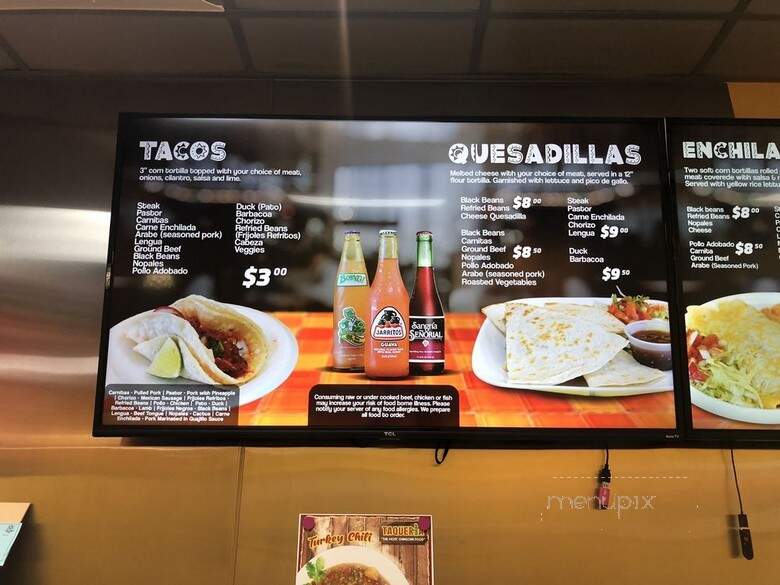 Taqueria Cinco - Groton, CT menu_pic