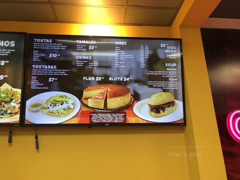 Taqueria Cinco - Groton, CT menu_pic