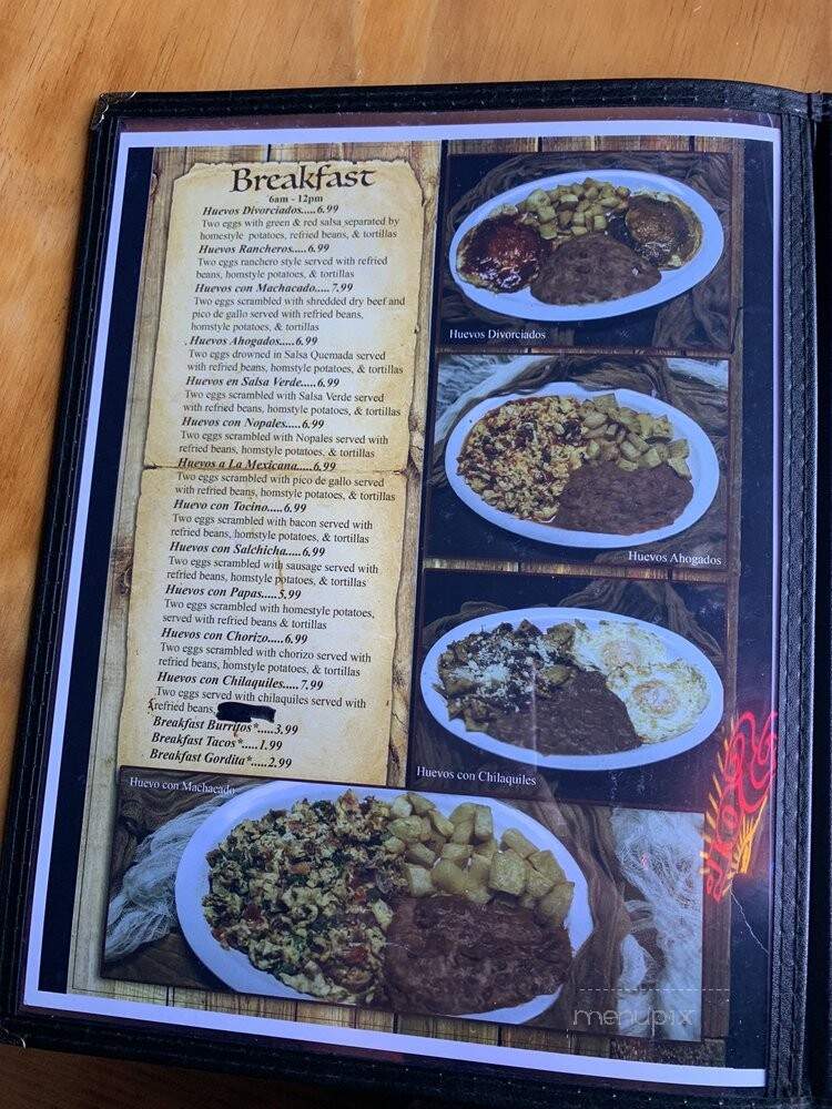 Taqueria El Bayo - Fort Worth, TX menu_pic