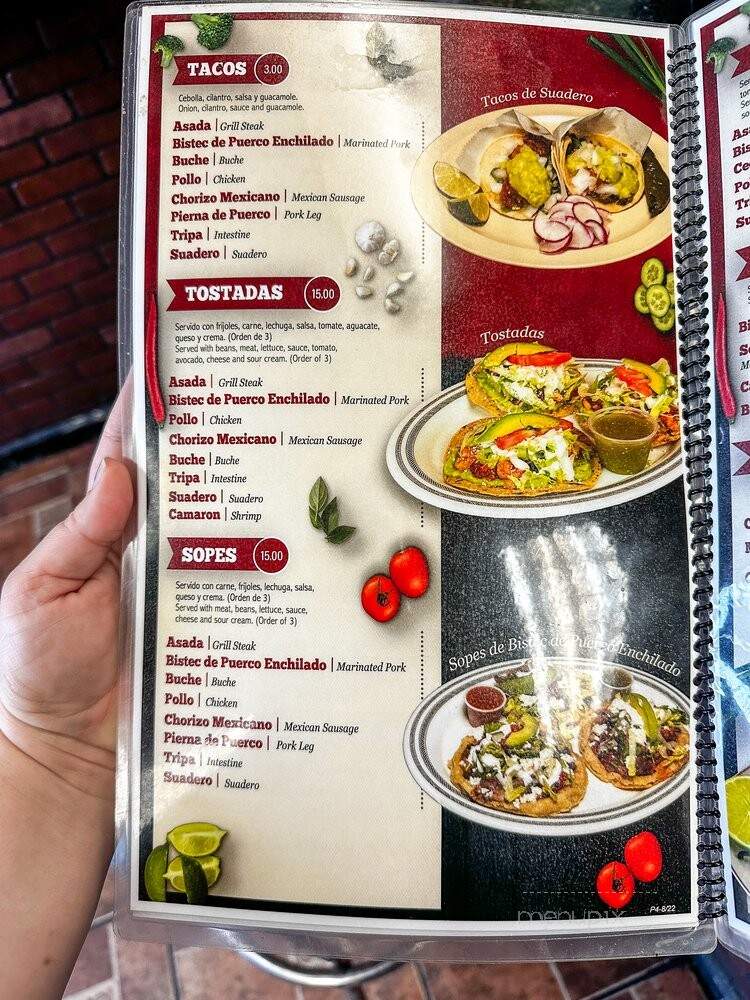 Taqueria El Poblano - Kansas City, KS menu_pic