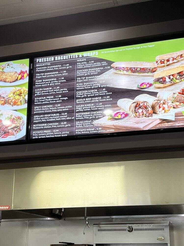 Tarme Mediterranean Grill - Glendale, CA menu_pic