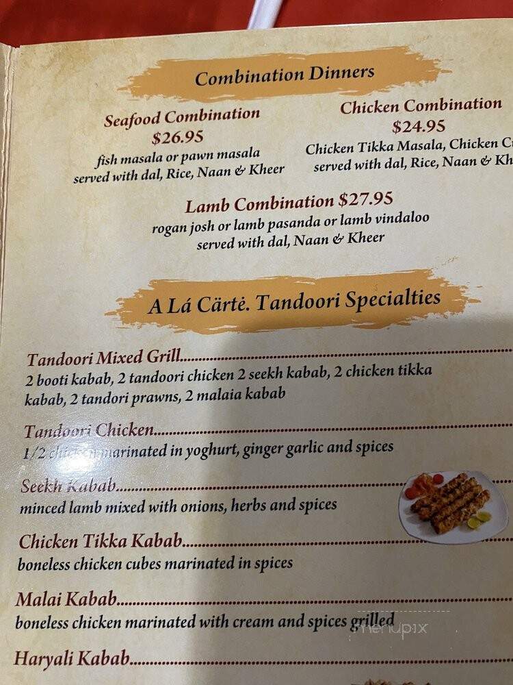Taste of India - Odessa, TX menu_pic