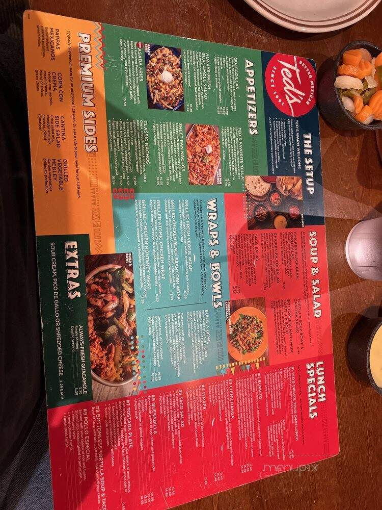 Ted's Cafe Escondido - Edmond, OK menu_pic