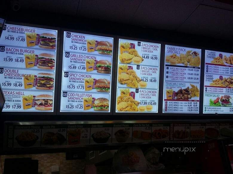 Texas Chicken & Burgers - Brooklyn, NY menu_pic