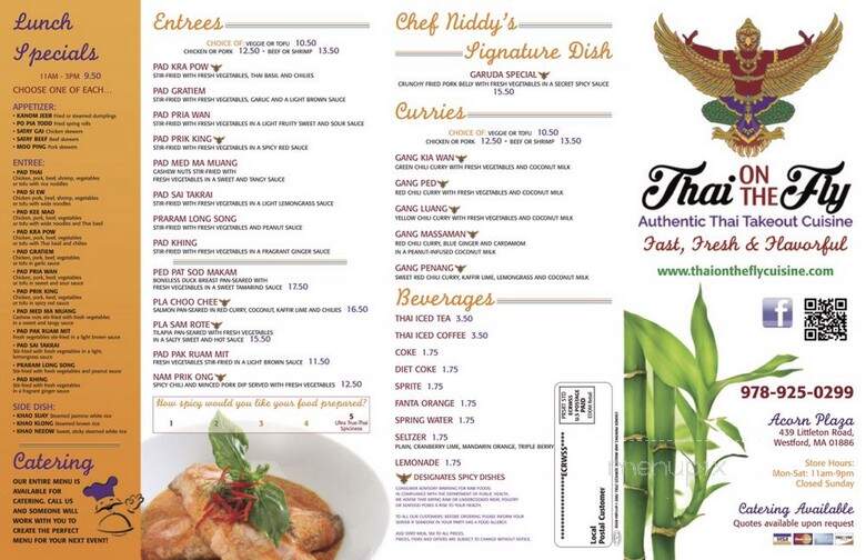 Thai on the Fly - Westford, MA