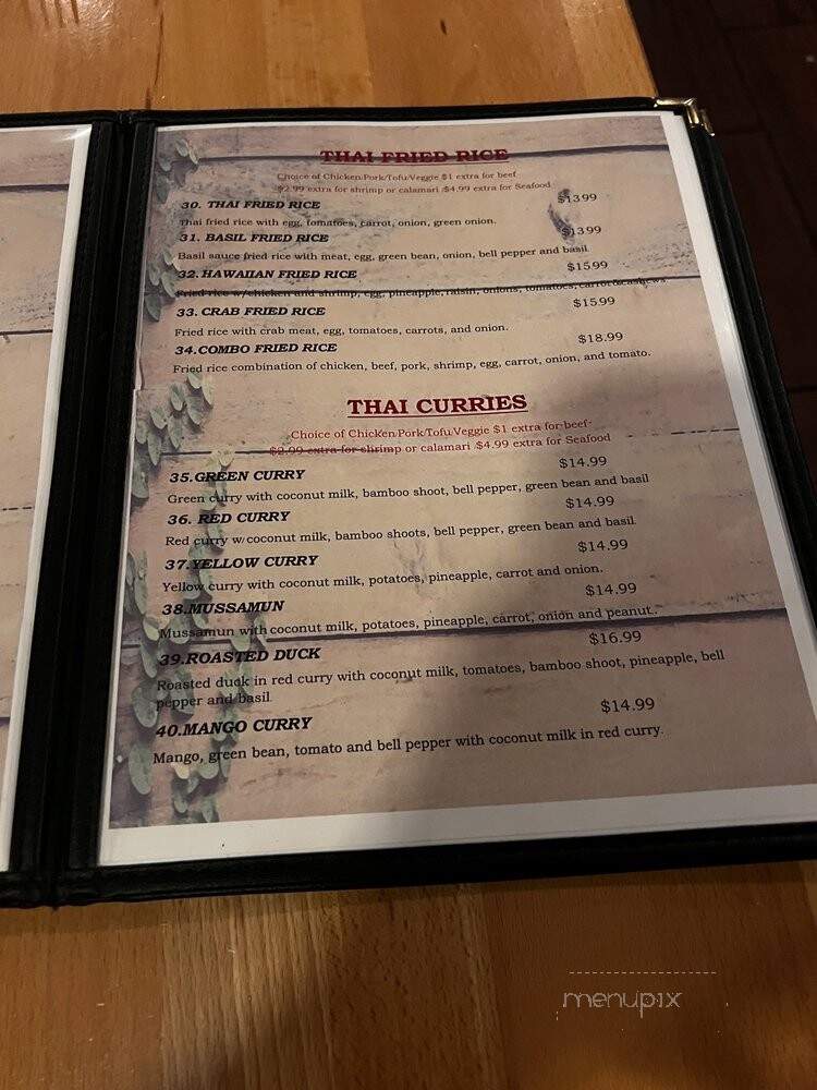 Thaitanium - Indianapolis, IN menu_pic