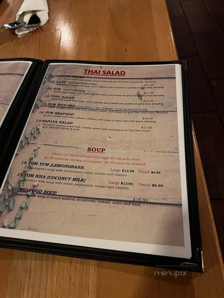 Thaitanium - Indianapolis, IN menu_pic