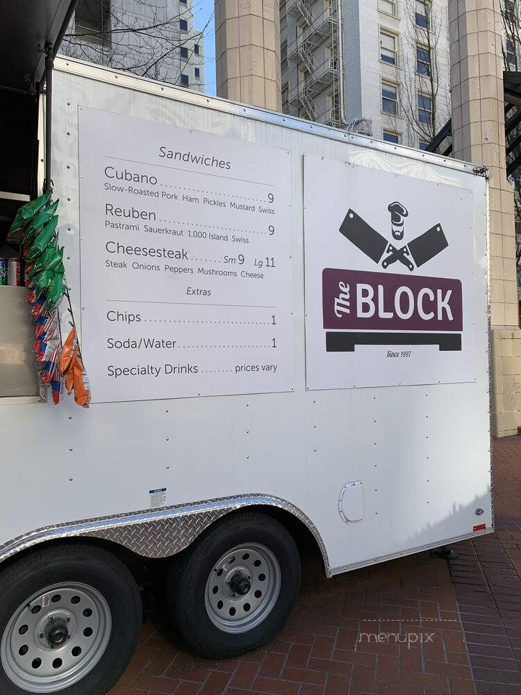 The Block - Portland, OR menu_pic