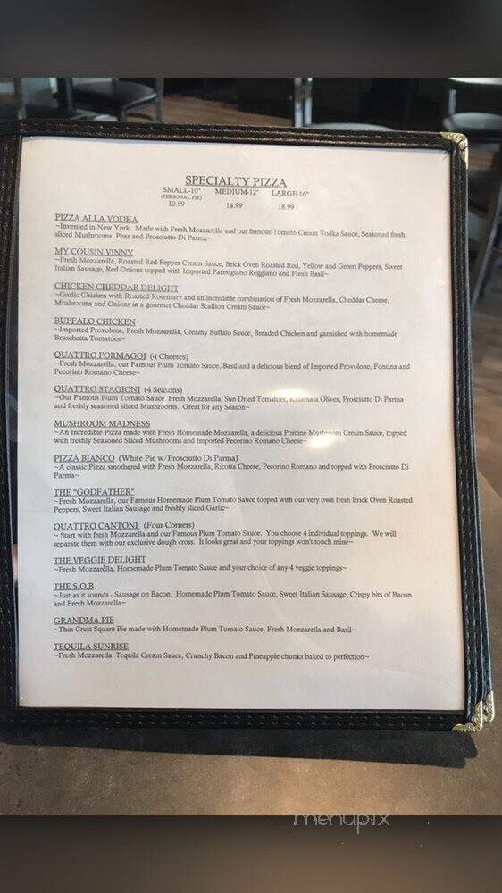 The Brick Oven Pizza Company - Palm City, FL menu_pic