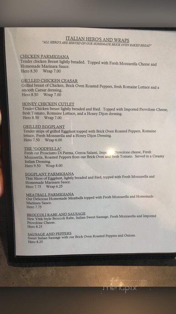 The Brick Oven Pizza Company - Palm City, FL menu_pic