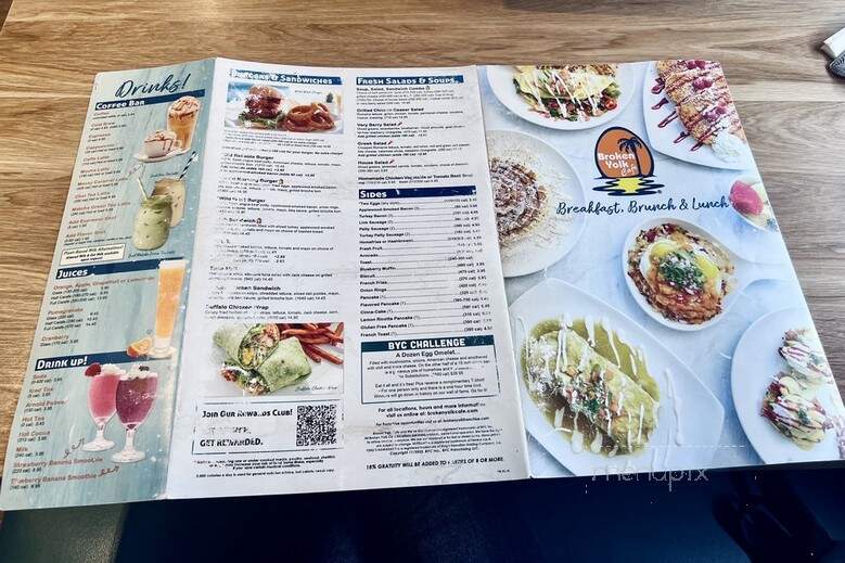 Broken Yolk Cafe - Glendora, CA menu_pic